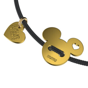 Náramek Mini Mickey I love KUKU Barva: Zlatá