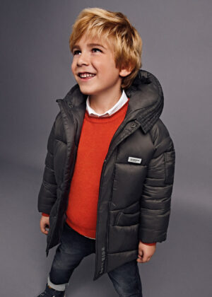 Zimní bunda delší prošívaná COOL KIDS šedá MINI Mayoral velikost: 122