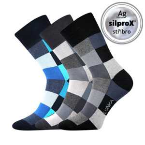 VoXX Ponožky Lonka Decube mix B šedo-modré